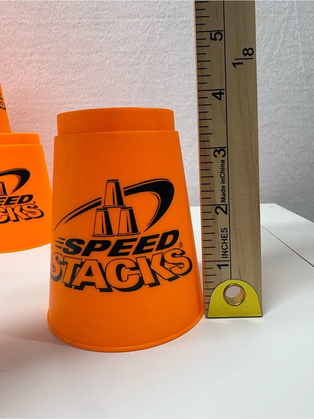 Orange Cup Set - Bright Orange Stacking Cups
